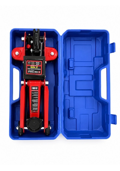 2 Ton Hidrolik Kriko Arabalı Kriko Taşıma Çantalı 135-320 Mm Profesyonel