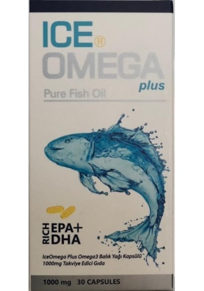 Ametis Ice Omega Plus Balık Yağı Kapsülü 1000 MG 30 Kapsül
