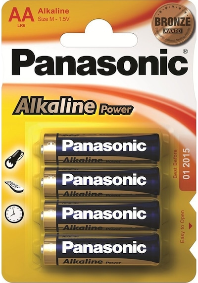 Panasonic LR06 Alkalin Power AA Kalem Pil 4'lü