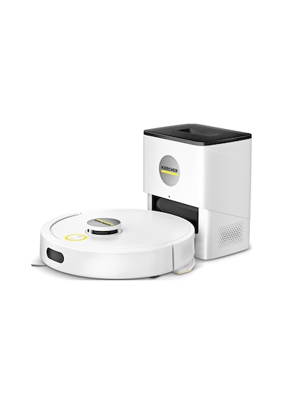Karcher RVC 3 Comfort Extra Çöp İstasyonlu Akıllı Robot Süpürge Beyaz