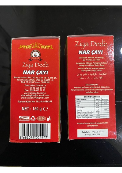Ziya Dede Nar Çayı 3 x 150 G