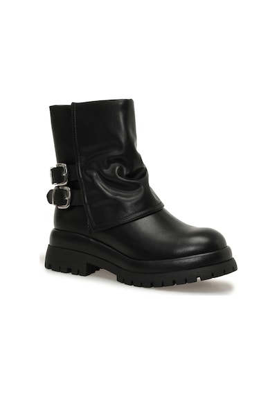 Butigo 25k-8103 5pr Siyah Kadın Biker Bot 000000000102050925 Siyah