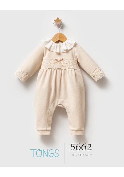 Tongs Baby Lace Dream Tulum 5662 Ekru Beyaz