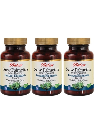 Balen Saw Palmetto Cüce Palmiye Isırgan Ekstratı Kapsül 60'Lı