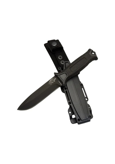 Tiger Tactical Htm 1041 A Siyah Outdoor / Survival Bıçak 27cm - Kauçuk Sap, Kılıflı, Kutulu