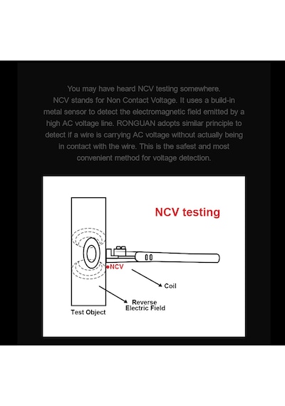Tenfowee "4 Fonksiyonlu Ws1 Ncv Kablo Soyma Pensesi - Otomatik Ayarlamalı, Voltaj Testli, Ergonomik Kırmızı"