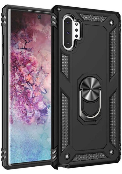Galaxy Note 10 Plus Kılıf Zore Vega Kapak Siyah