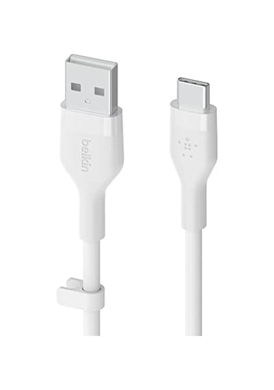 Usb-c - Usb-a Kablosu 2 M iPad Uyumlu Pro S21 Ultra 20 Ve Diğer Aygıtlar Için Usb-ıf Onaylı Usb-c Şarj Kablosu - Beyaz