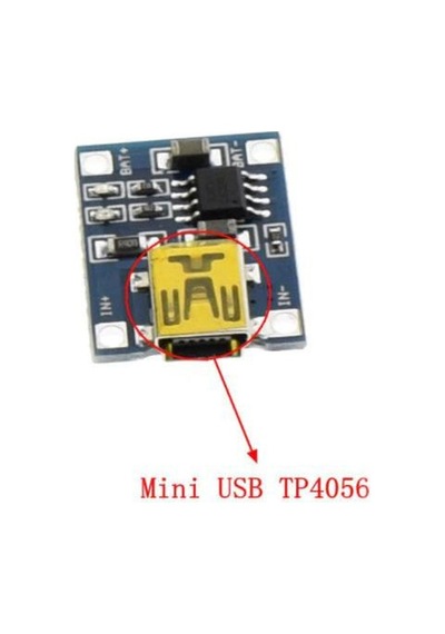 Hobimekatronik-Tp4056 1A Lipo – Li-On Pil Şarj Devresi Mini Usb