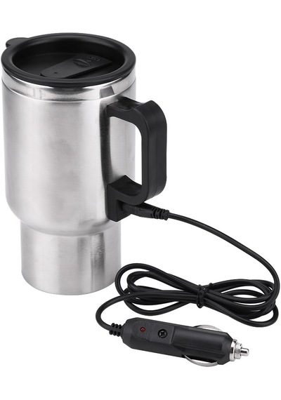 İnwelt Paslanmaz Çelik Araç Kettle Su Isıtıcı Termos Kupa Bardak 500 Ml, 12v