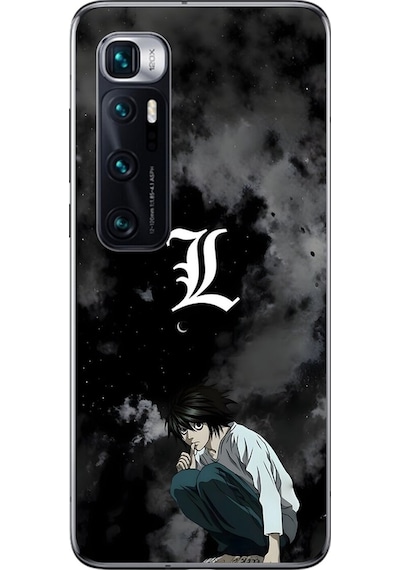 Xiaomi Mi 10 Pro Uyumlu Şeffaf Kılıf Death Note 2 Tasarımlı