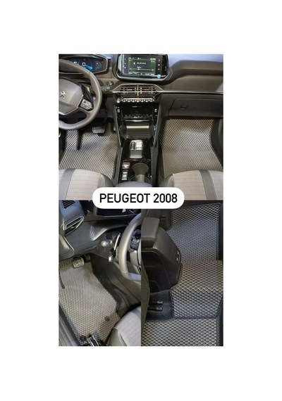 Peugeot 2008 Akıllı Oto Paspas Çok Renkli