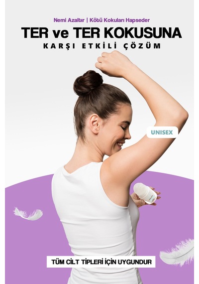 Koltuk Altı, El, Ayak Terleme Antiperspirant Beyazlatıcı Etkili Unisex Roll-on 50 Ml - 636019487