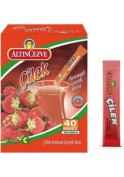Altıncezve Çilek Tek İçimlik İçecek Tozu 40 x 1.5 G