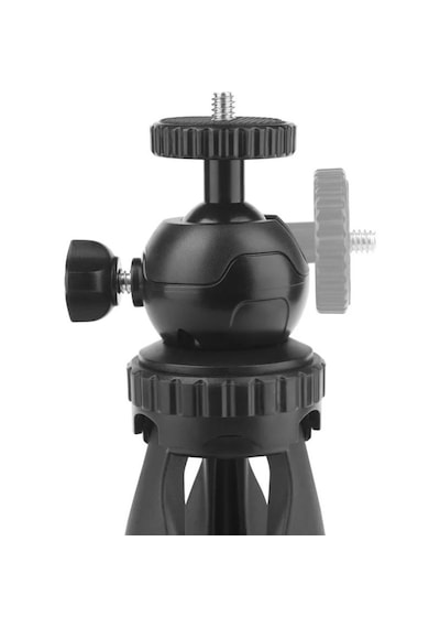 Ayex Pocket M2t Mini Masaüstü Tripod + Telefon Tutucu 19cm Yükseklik Ayarı, 2,5kg Taşıma Kapasitesi, 360 Döner Kafa -