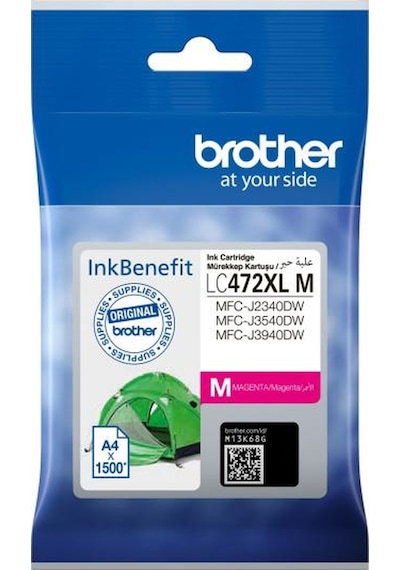 BROTHER LC472XLM 1500 Sayfa Yüksek Kapasite Kırmızı Kartuş