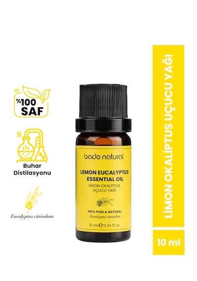 Bade Natural Limon Okaliptus Uçucu Yağı %100 Saf 10 Ml