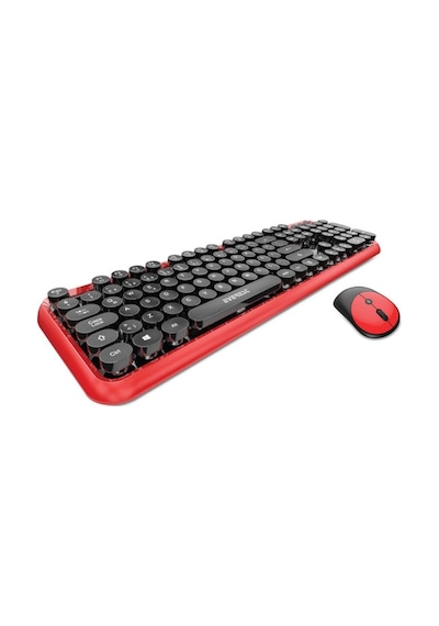 Everest Round KM-6282 Kablosuz Q Multimedia Klavye Mouse Set