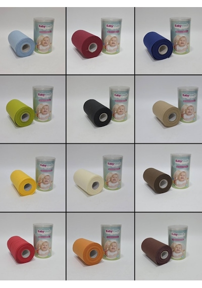 Baby Touch Tek Kullanımlık Rulo Bebek Mama Önlüğü 20 Adet Çok Renkli