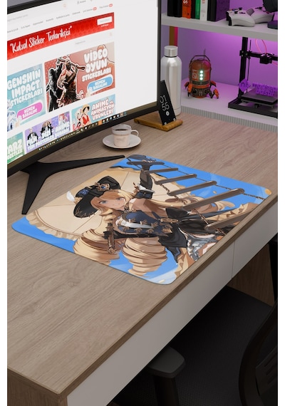 Navia Genshin Impact Anime Gacha V3 - 48x40 Xl Gaming Mouse Pad Fare Altlığı