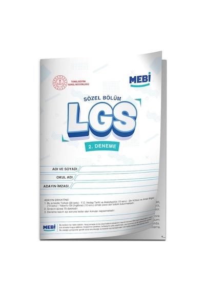 LGS 8.Sınıf MEBi ONLİNE 1.2.3.4.5.6.7.8.9.10.11.12. Deneme Türkiye Geneli Paket PDF BASKI ÜCRETİ
