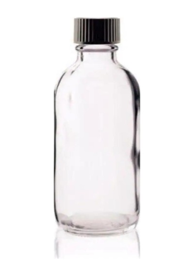 Şeffaf Cam Şişe 100 Ml Kilitli Kapak 18 Mm 3060 Adet