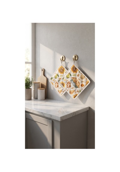 2'li Duck Kumaş Mutfak Tutacağı 21x21 Cm Ayçiçeği, Balkabağı Ve Sonbahar Desenli, Su İtici Leke Tutmaz Fırın Tutacağı Turuncu - 933660806 Turuncu 2'li Duck Kumaş Mutfak Tutacağı 21x21 Cm Ayçiçeği, Balkabağı Ve Sonbahar Desenli, Su İtici Leke Tutmaz Fırın Tutacağı Turuncu - 933660806 Turuncu