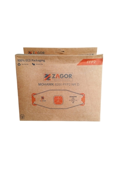 Zagor Mohawk 8200 Ffp2 Nr D Toz Maskesi 10 Lu Kutu