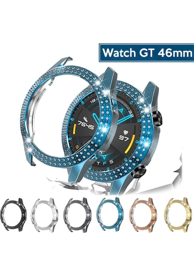 Huawei Gt2 46Mm Diamond Taş Işlemeli Bumper Kılıf (311382369)