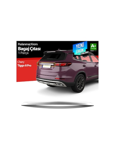 Tiggo 8 Pro Krom Bagaj Çitası 2022 2023 2024