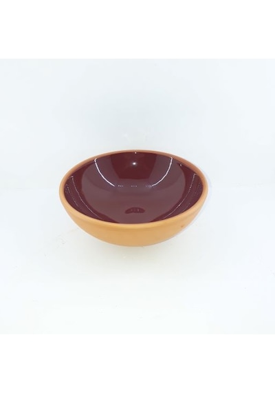 Toprak Sırlı 10cm Kase 6 Lı Takım Kahverengi