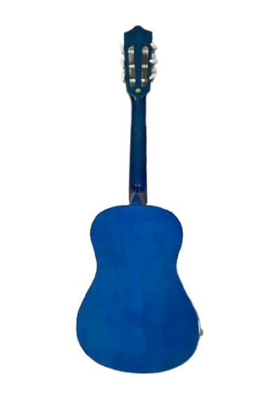 Klasik Gitar Yarım Boy 2/4 (1/2) Mavi Renk Sap Ayarlı