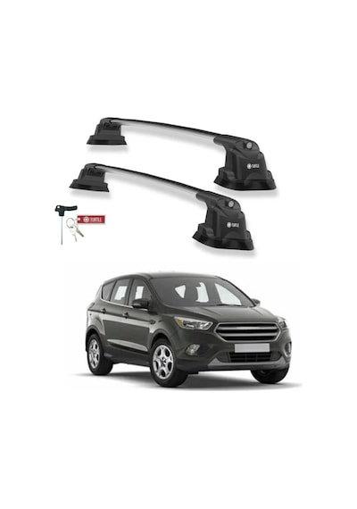 Turtle Ford Kuga C520 2013-2019 Ara Atkı Air3 Gri