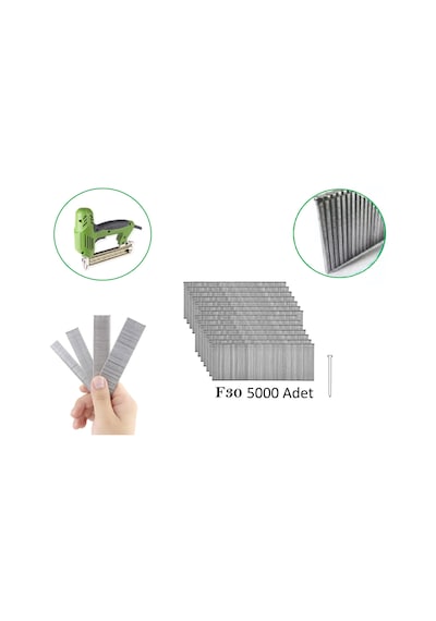 Venoa F30 Havalı Zımba Makina Çivisi 30 Mm 5000 Adet