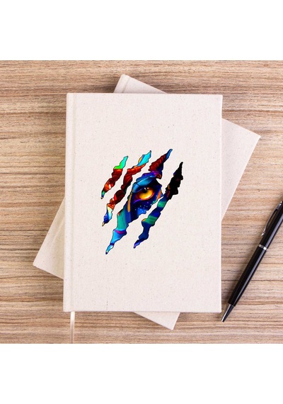 Avatar The Way Of Water Eye Çizgisiz Kanvas Defter Krem