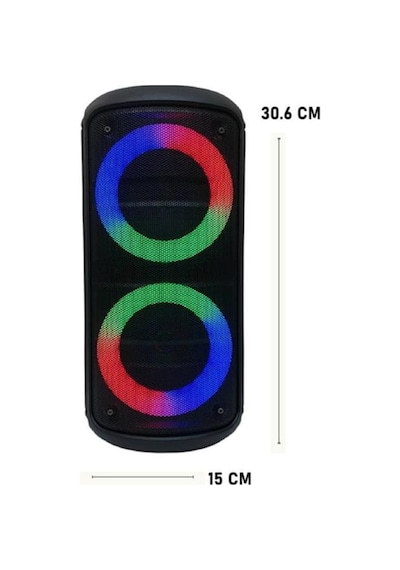 Torima KTS-1296 Telefon Tutacaklı RGB Ledli Taşınabilir Bluetooth Hoparlör