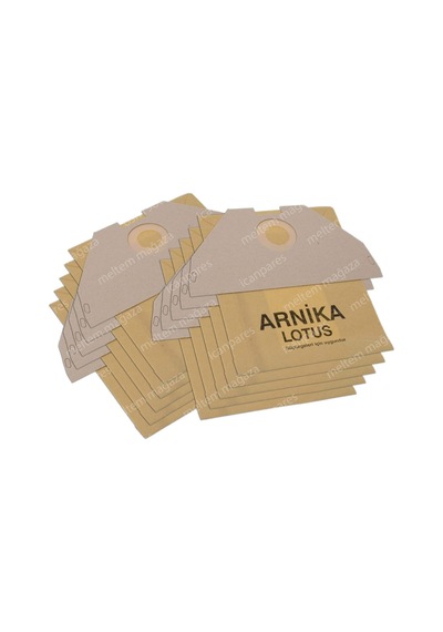 Arnica Uyumlu Lotus Blu Süpürge Kağıt Toz Torbası 10 Adet