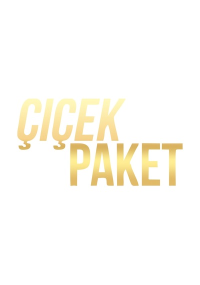 Çiçek Paket Araba Sticker 17x17 Cm Gold