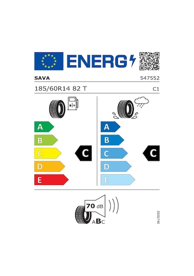 Sava 185/60 R14 82T Perfecta Yaz Lastiği 2025