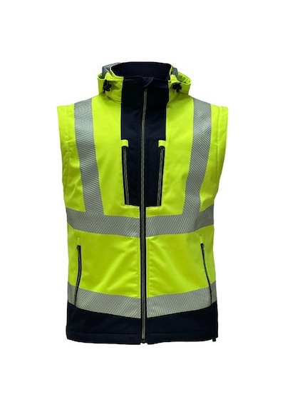 Reflekto Rlu Ripstop Softshell Model Teknik Mont Sarı