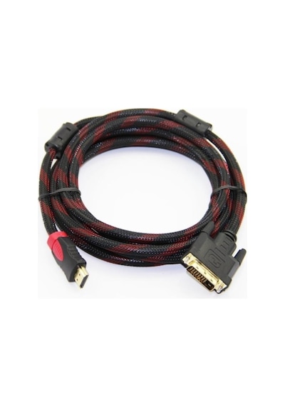 Hdmi To Dvi 24+1 Çevirici Dönüştürücü Monitör Kablosu 1.5 m