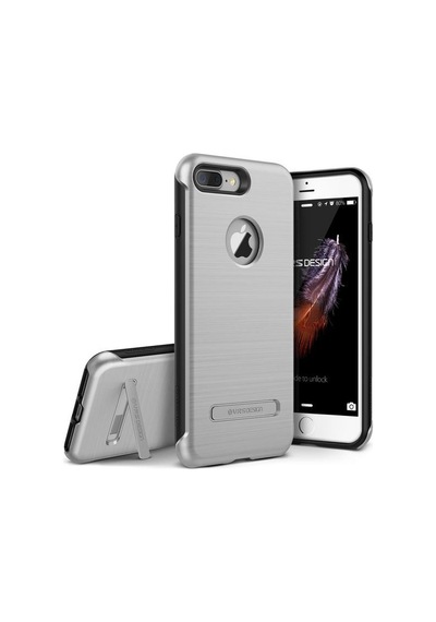Vrsdesıgn Apple Uyumlu iPhone 7 Plus İle Duo Guard Series Kılıf Light Silver