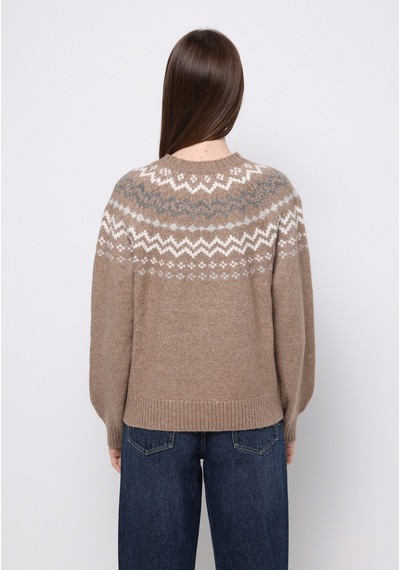 Colin's Colins Regular Fit Turtle Neck Baskılı Kadın Bej Kazak Cl1076626 Q1.v1 Lbr Light Brown Colin's Colins Regular Fit Turtle Neck Baskılı Kadın Bej Kazak Cl1076626 Q1.v1 Lbr Light Brown