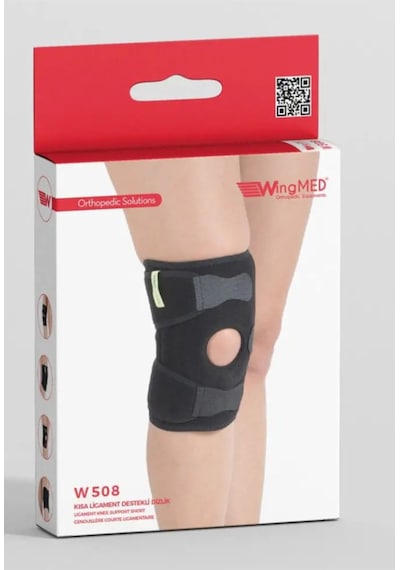 Kısa Standart Beden Patella Ve Ligament Destekli Dizlik Cırt Ayarlı