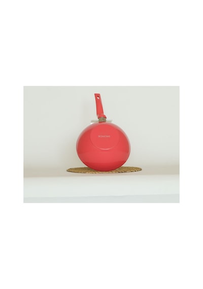 Wok Tava 24 Cm Pembe - Sebze, Et, Tavuk, Sote Ve Noodle Yemekleri İçin