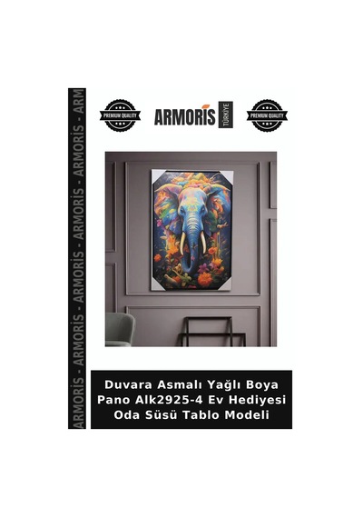 Duvara Asmalı Yağlı Boya Pano Alk2925-4 Ev Hediyesi Oda Süsü Tablo Modeli