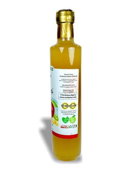 Sarıbahçe Elma Sirkesi 500 Ml - Doğal Fermente