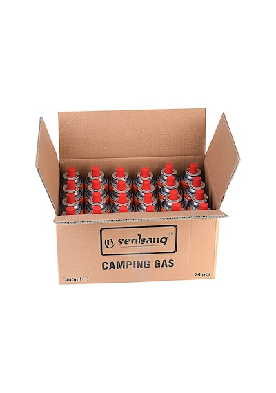 Senbang Kamp Ocak Gazı Valfli Kartuş 227gr - 24 Adet Çok Renkli