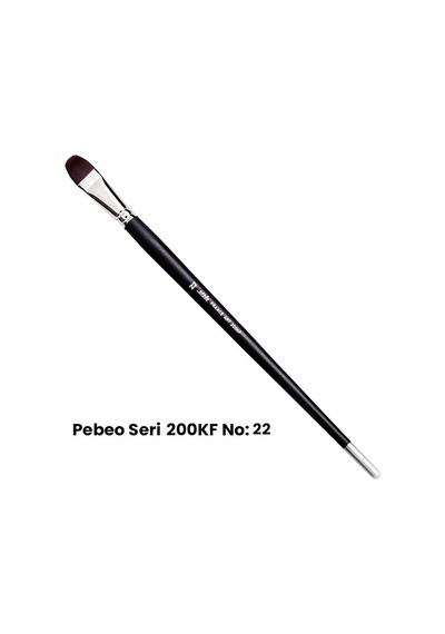 Pebeo 200Kf Seri Sentetik Kedi Dili Fırça No 22