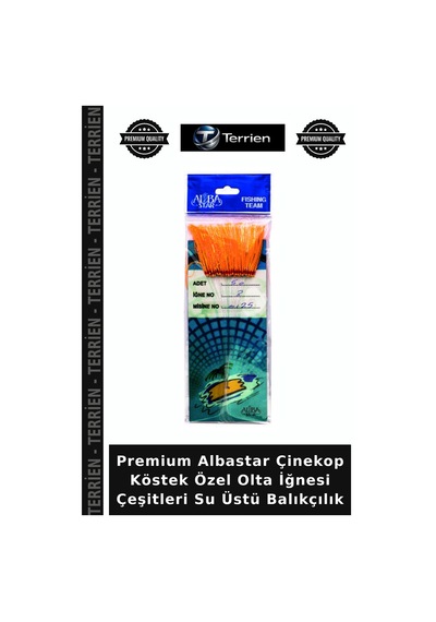 Premium Albastar Çinekop Köstek Özel Olta İğnesi Çeşitleri Su Üstü Balıkçılık standart